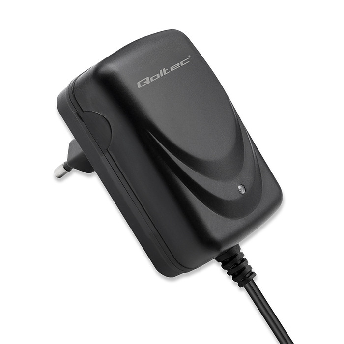 Automatyczna ładowarka Qoltec 12V 1A LED Prostownik