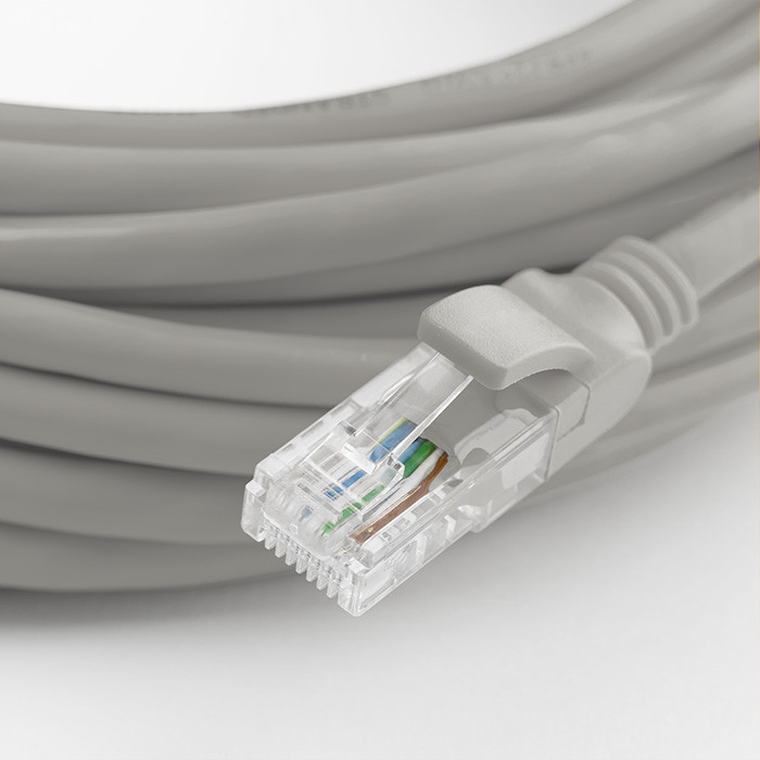Qoltec Patchcord CAT6 50m 1Gb/s Cu szary LAN