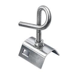 Qoltec Przelotowy uchwyt / wieszak do kabli | MBL: 4kN