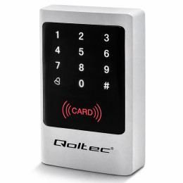 Qoltec Zamek szyfrowy MIMAS  z czytnikiem RFID| kod | karta | brelok | dzwonek | IP68 | EM