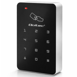 Qoltec Zamek szyfrowy FEBE z czytnikiem RFID| kod | karta | brelok | EM