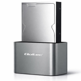 Qoltec Stacja dokująca dysk&oacute;w HDD/SSD | 2.5"/3.5" SATA | USB 3.0