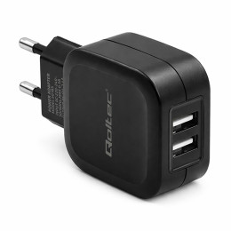 Qoltec Ładowarka sieciowa 12W | 5V | 2.4A | 2xUSB