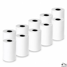 Qoltec Rolka termiczna 57 x 16 | 55g/m2 | 10szt. | BPA free