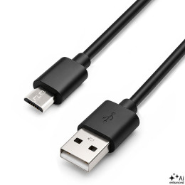 Qoltec Kabel USB A męski | Micro USB B męski | 1.8m