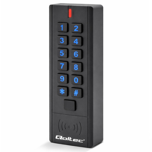 Qoltec Zamek szyfrowy HYPERION z czytnikiem RFID| kod | karta | brelok | IP68 | EM