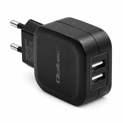 Qoltec Ładowarka sieciowa 12W | 5V | 2.4A | 2xUSB