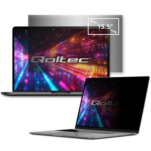 Qoltec Filtr prywatyzujący RODO do MacBook Pro Touch Bar 15.5" (2016-2018) | Ochrona wzroku