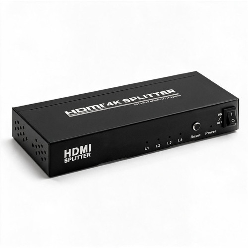 Qoltec Aktywny rozdzielacz Splitter HDMI v. 1.4| 1x4