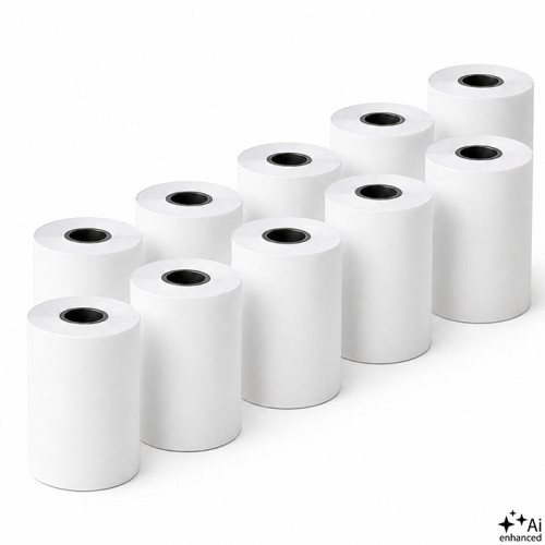 Qoltec Rolka termiczna 57 x 15 | 55g/m2 | 10szt. | BPA free